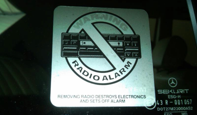 Illustration for article titled Car Alarm Window Decals Like These Need To Make A Comeback